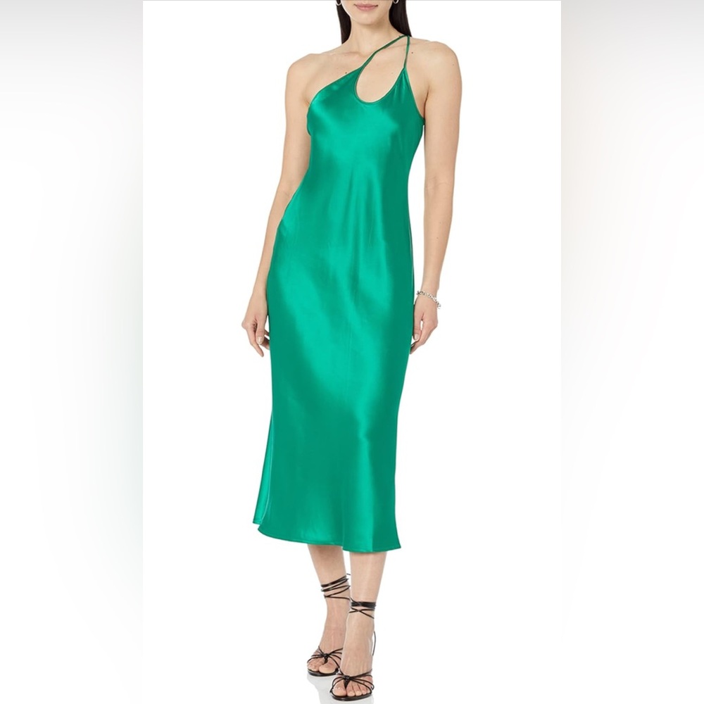 The Drop Ashley Asymetrical Slip Dress NWT